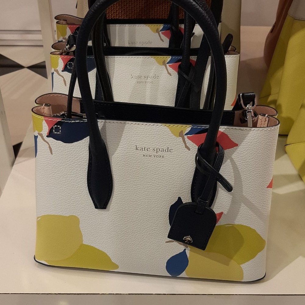 Kate Spade NY Eva Lemon Zest Small Top Zip Satchel - Picture 7 of 8